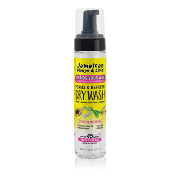 Jamaican Mango & Lime Foams & Refresh Dry Wash – 8 oz - ANNS BEAUTY SUPPLY